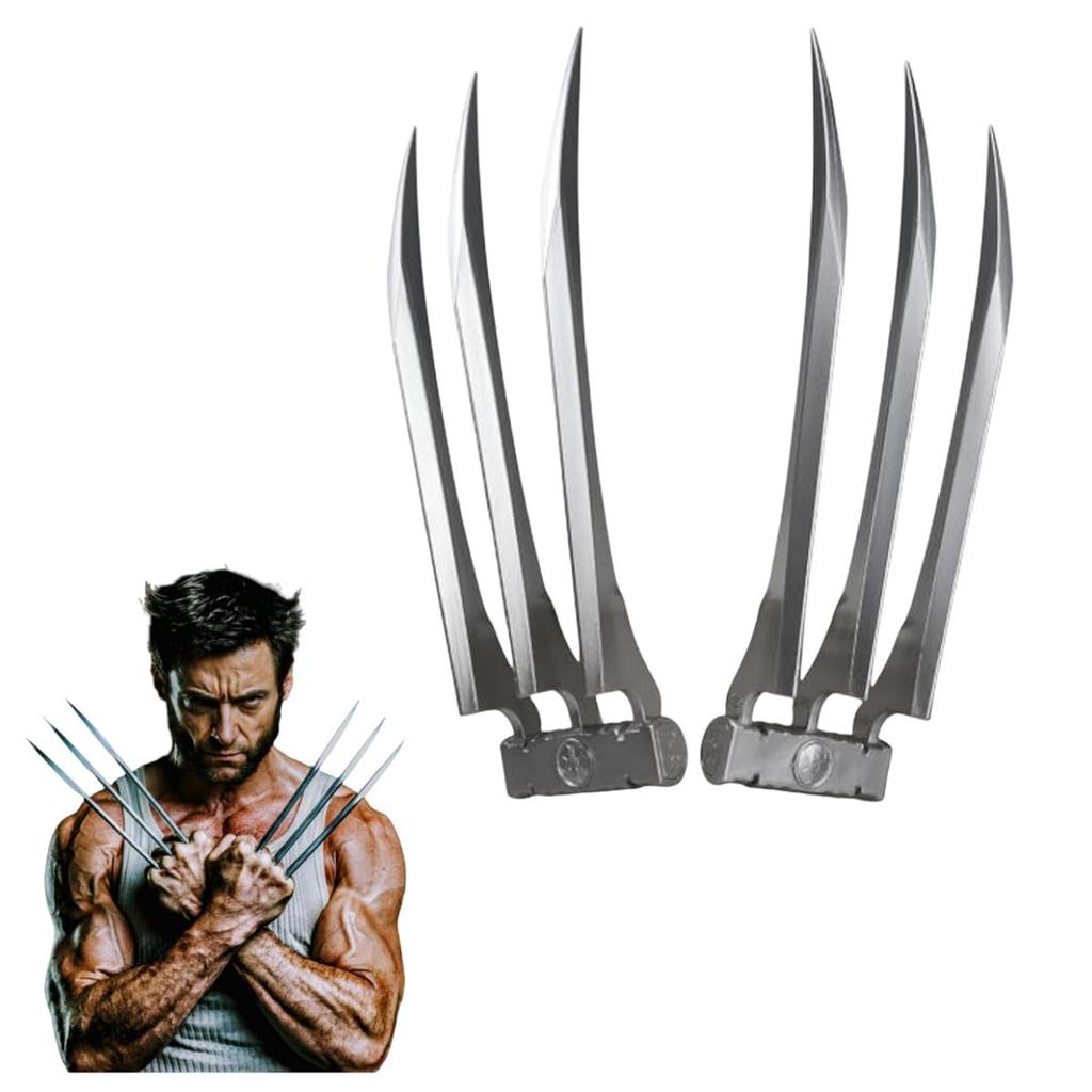 Drápy, Drápy s plastovými držadly pro dospělé, Vlčí Drápy pro Halloween Cosplay Rekvizity Jeden pár