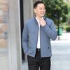 Spring and Autumn New Men's Daddy Jacket New Top Stand-Link Jacket