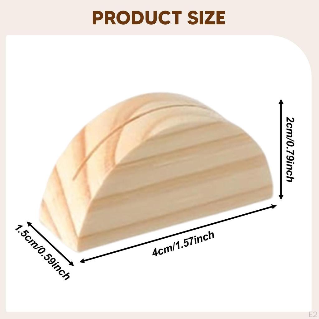 24 Pieces Place Card Holders Business Wooden Sleek Practical Decorations Table Number