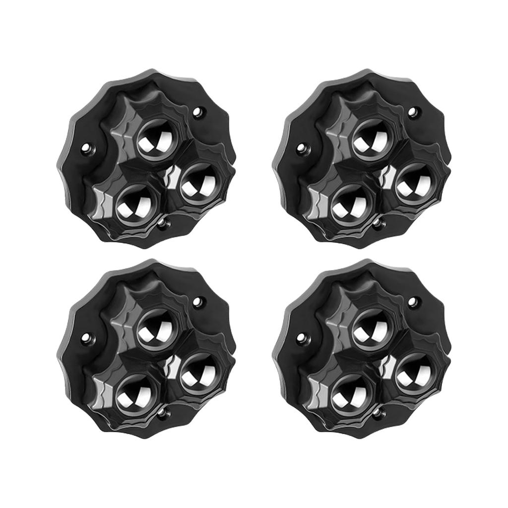 4Pcs Small Furniture Casters Wheel Sticky Pulley Appliance Sliders Self Adhesive Casters Wheel for Kitchen Appliances