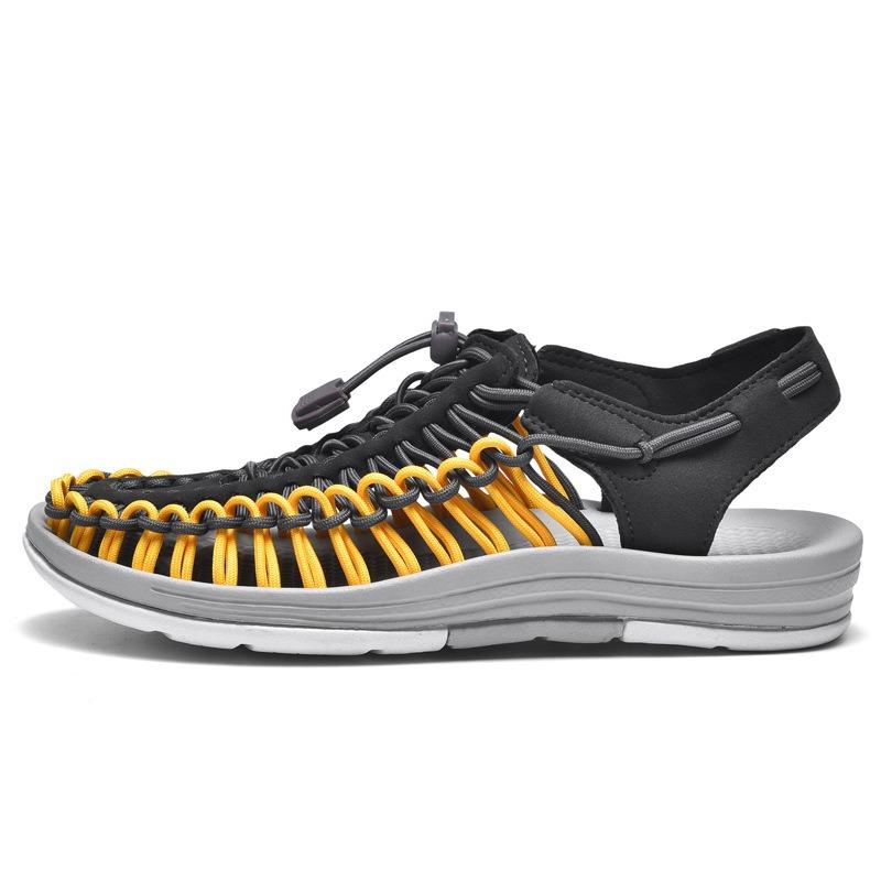 Large Breathable Sandals for Women, Casual Woven Sandals, Beach Women's Shoes, Couple's Shoes