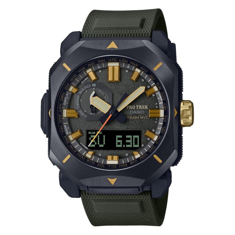 

[Casio] Watch Protrek Climber Line Radio Solar Biomass Plastic PRW-6900Y-3JF Men s Green