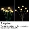 Solar Jellyfish Lights Outdoor Garden Decor Waterproof Firefly Pathway Solar Light for Yard Lawn Balcony Patio