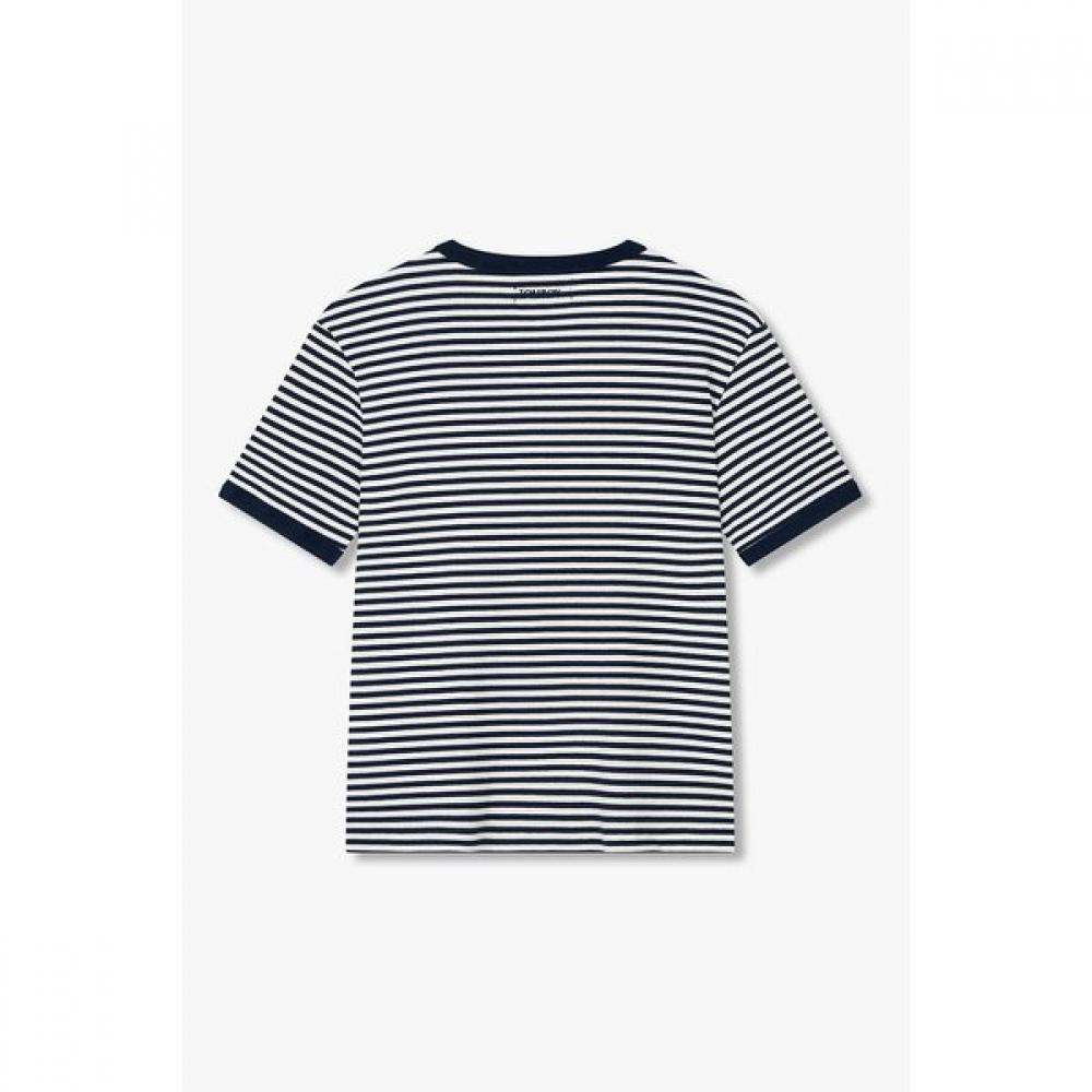 STudio Tomboy STripe Ringer T shirT shorT Sleeve 9176222984 