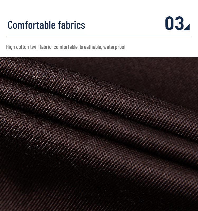 Waterproof Long Sleeve Catering Apron with Logo Print