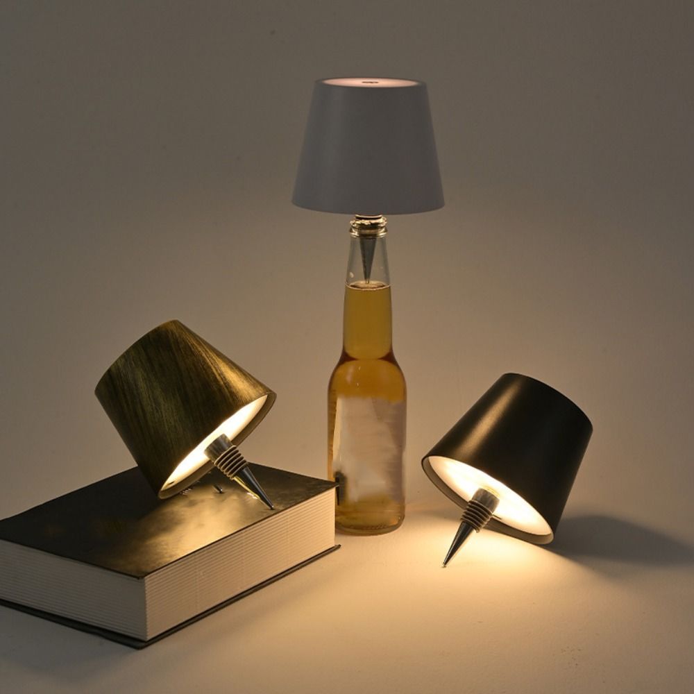 USB Charge Wine Bottle Lamp Touch Control Night Lamp Decoration Lamp Table Lamp  Wine Bottles