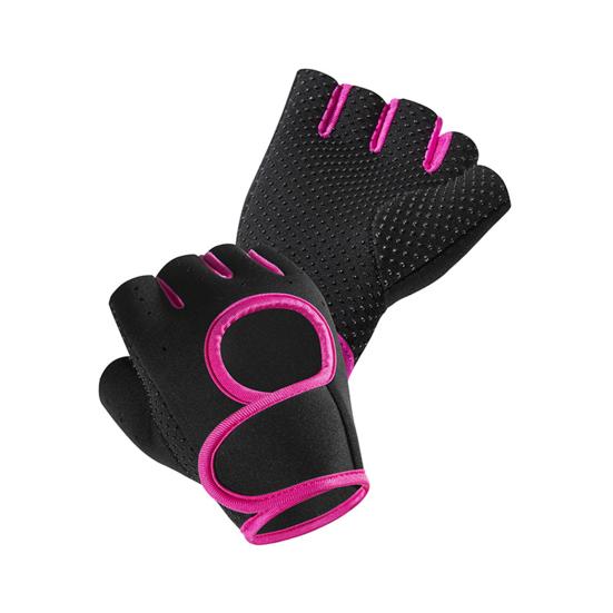 Yousheng 2Pcs Half Finger Sports Gloves, Anti-slip Breathable Fingerless Gloves, Adjustable Men Women Gloves for Dumbbell Weightlifting Workout
