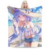 Furina Genshin Impact Blanket Velvet Print  Multi-function Ultra-Soft Throw Blanket for Bedding Bedroom Rug Piece