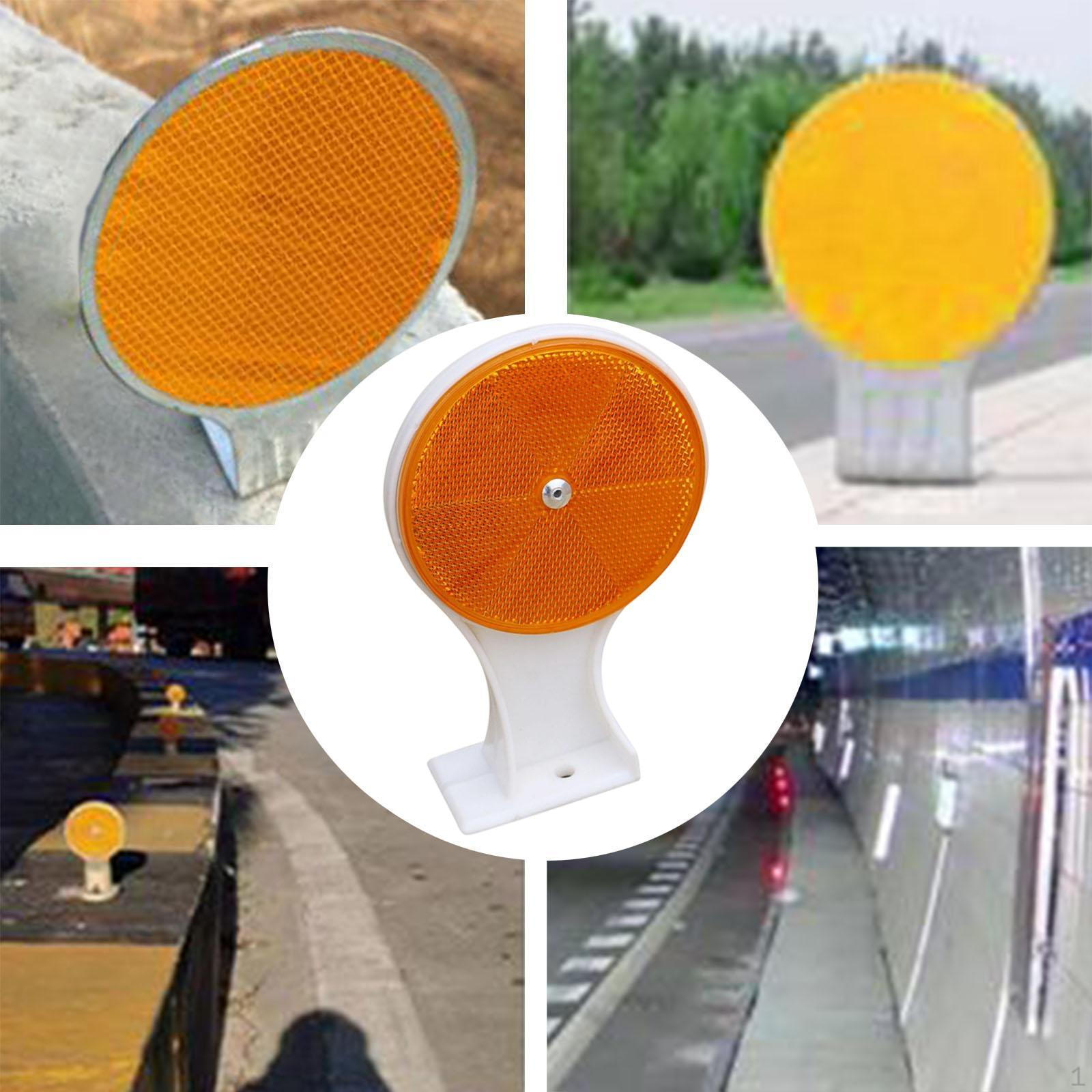 

Светоотражающий маркер для подъездной дороги, двусторонний, для обочины, для парковки жёлтый