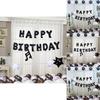 Happy Birthday Aluminum Foil Balloon Set Festive Party Decoration For Celebrations