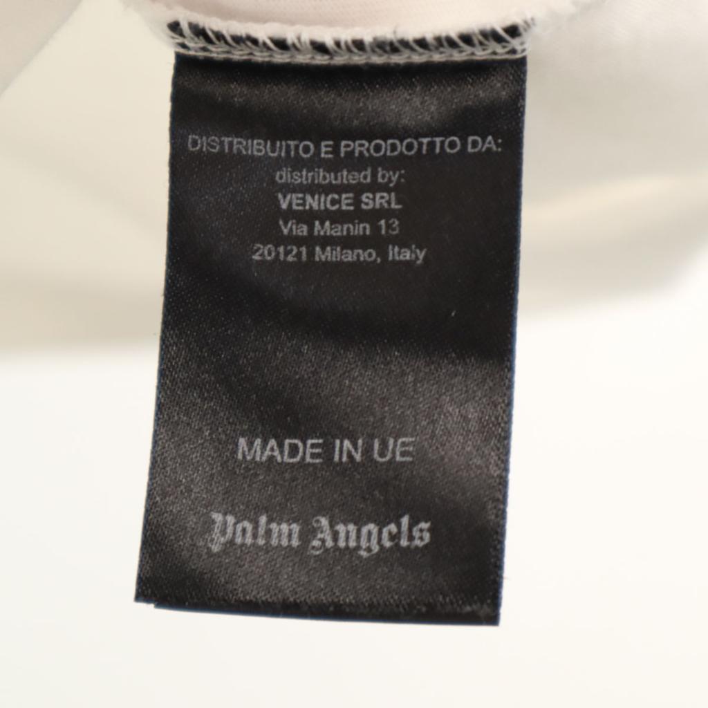 Palm Angels Short Sleeve T-shirt M White Doberman Men's Used