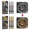 Chrome Marker Pen Car DIY Oily Paint Metallic Tyre Wheel Graffiti Tread Environmental Highlights Silver White Craftwork Amagi