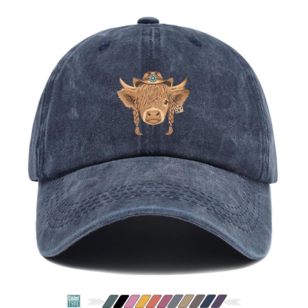 pc Cow Print Baseball Cap for Unisex  Women  Adjustable Snapback Trucker Hat with Cow Breathable QuickDry Suitable for All Ou