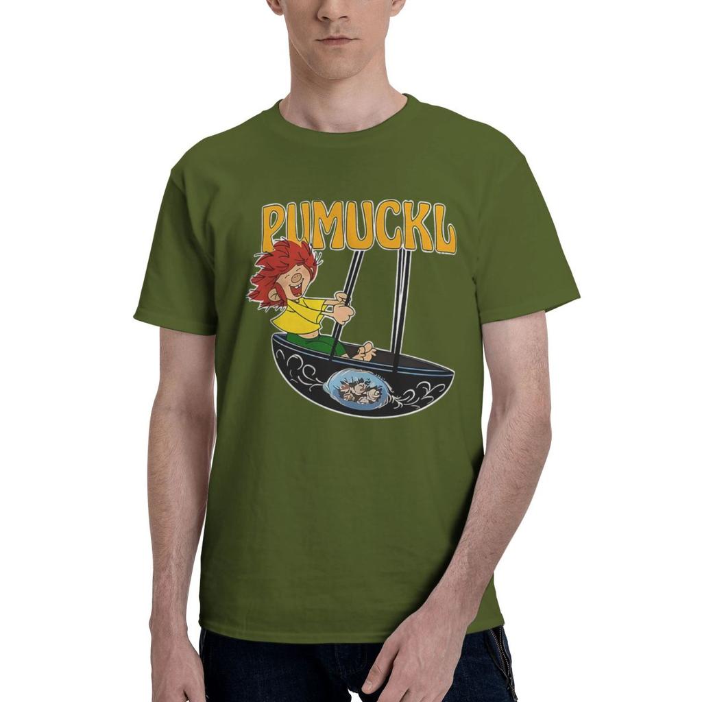 Pumuckl Schaukel 100 Baumwolle Lässig Atmungsaktiv Bequem Kleidung Lustige Ugus T-Shirts Lustiges Geschenk