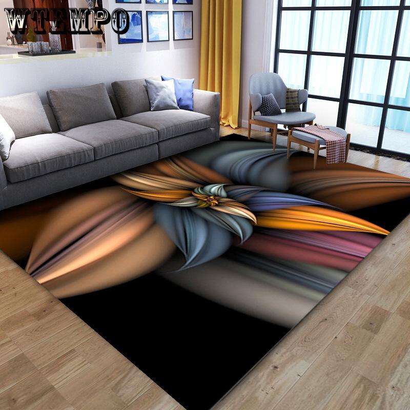 3D Květinový Koberec do Obývacího Pokoje Vintage Hotel Homestay Dekorace Koberec Ložnice Koberec k Posteli