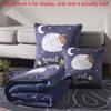 Winter Dual-purpose Pillow Coral Velvet Pillow Variable Quilt Home Sofa Pillow Car Warmth Artifact
