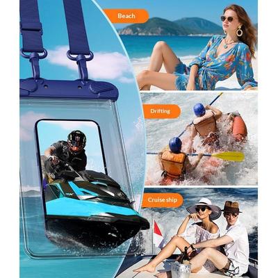 8-Zoll wasserdichte Touchscreen-Handytasche zum Schwimmen, Outdoor-Tauch- und Schwimm-Handytasche zum Umhängen
