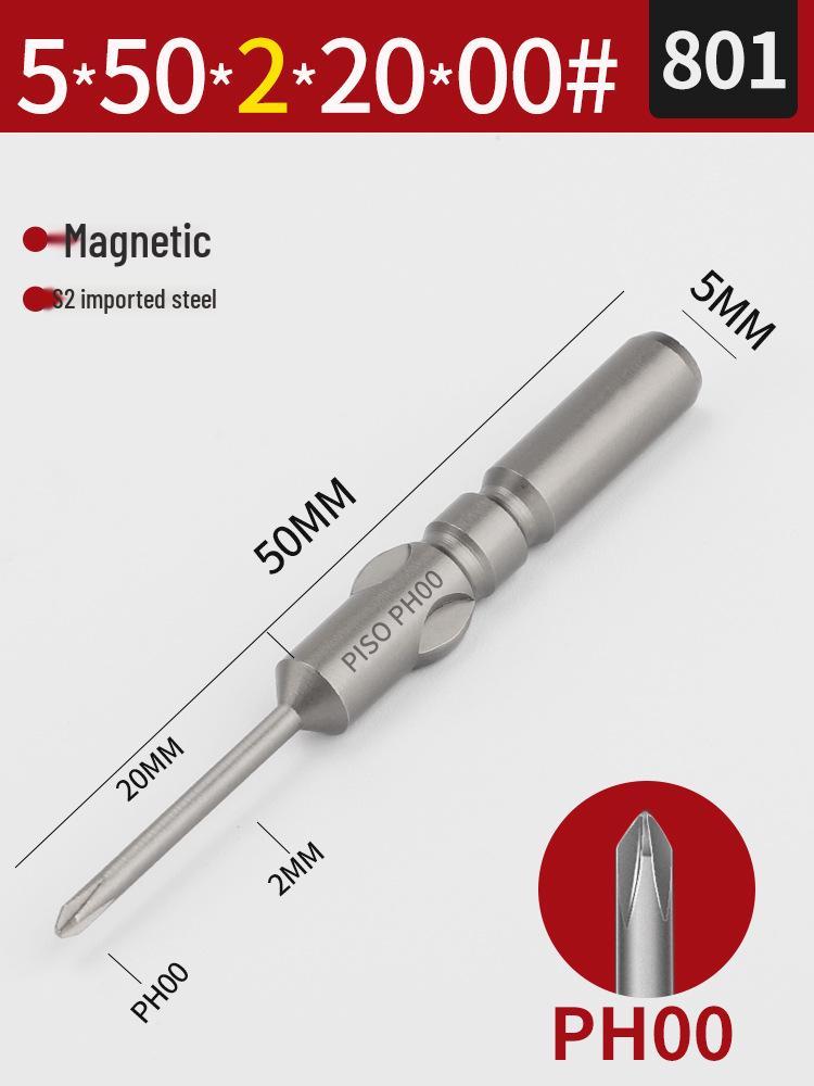Imported S2 Steel 5mm Magnetic Electric Screwdriver Bits (801/800), 101-Piece Set