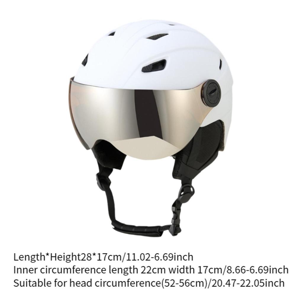 Helmet with Goggles, Comfortable Ventilation, for Adults, Protection of , Suitable And