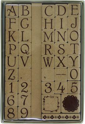 Stamp Studio Ai Ornament Stamp ABC Stamp Medium Eco Wood K2-05
