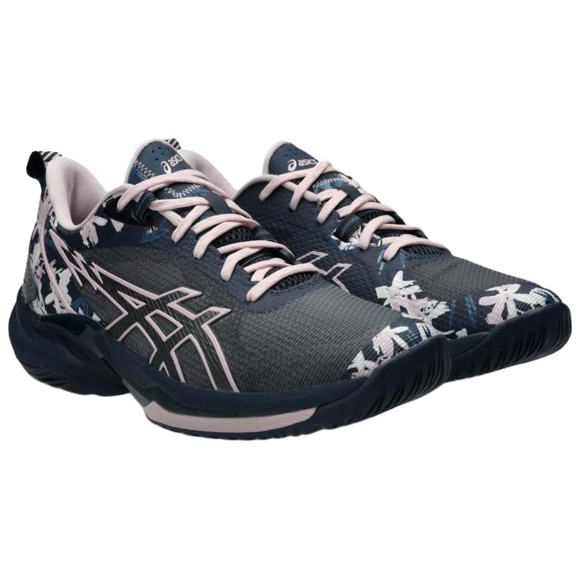Asics Swiftace Wygodne dopasowanie Buty do koszykówki Unisex sneakers Czarny Niebieski Różowy 1063A142-400