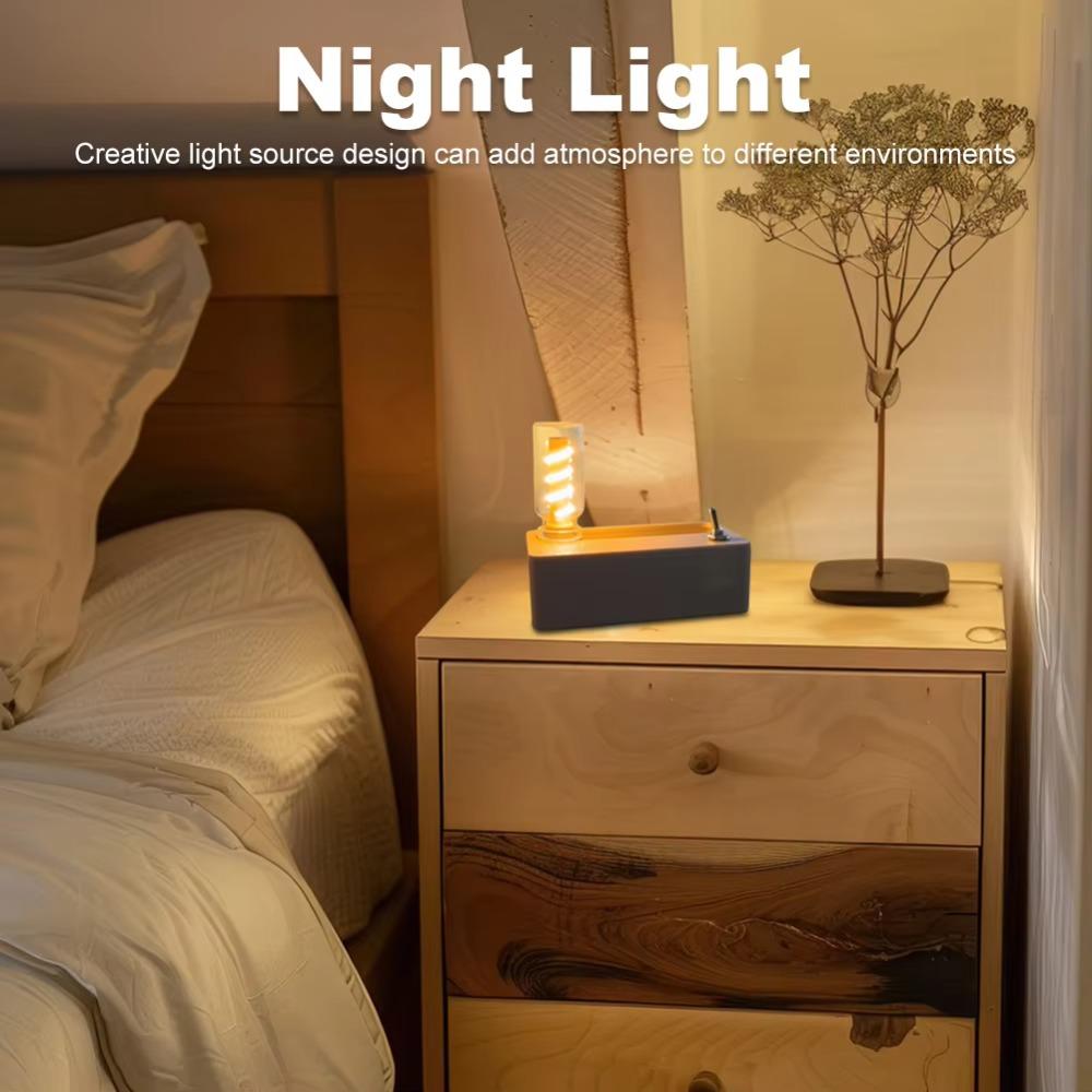 Press Lever Magnetic Table Lamp Foldable Table Light Creative Atmosphere Lights  Home Decor