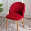 Shell Chair Cover Household Light Luxury Modern Ins Soft Chair Cover Curved Back Chair Set Chair Pass