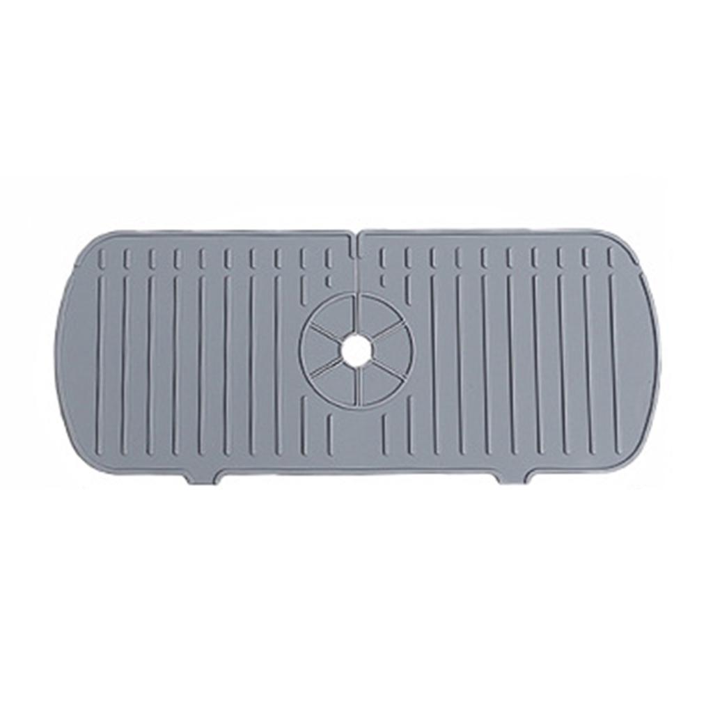 Kitchen Faucet Splash Pad Silicone Sink Faucet Splash Guard Mat Sponge Drain Rack Countertop Protector for Bath Kitchen Gadgets