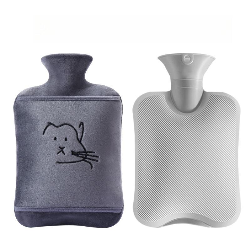 Hot Water Bottle Covers Cold-proof Warm Insulated Cover Hand Feet Warmer Explosion-Proof Water Bottles Hot Water Women's Menstrual Warm Abdominal Bag