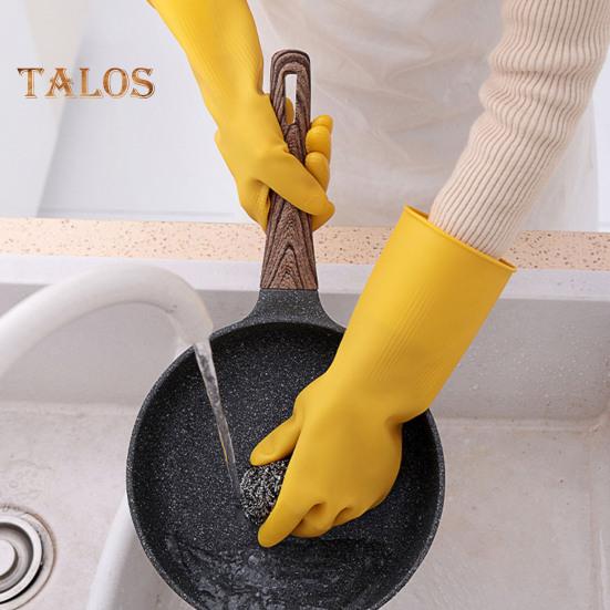 Buy Cleaning Gloves Breathable Oilproof Rubber Antiscratch Wide