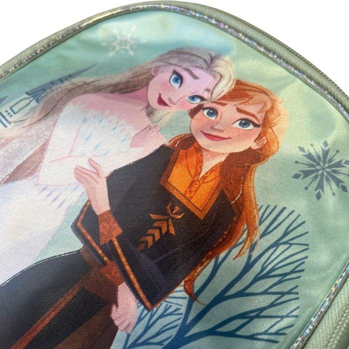 Rucsac Maternitate - Regatul de Gheață - Albastru Strălucitor - Bretele Ajustabile - 27x25x3 cm