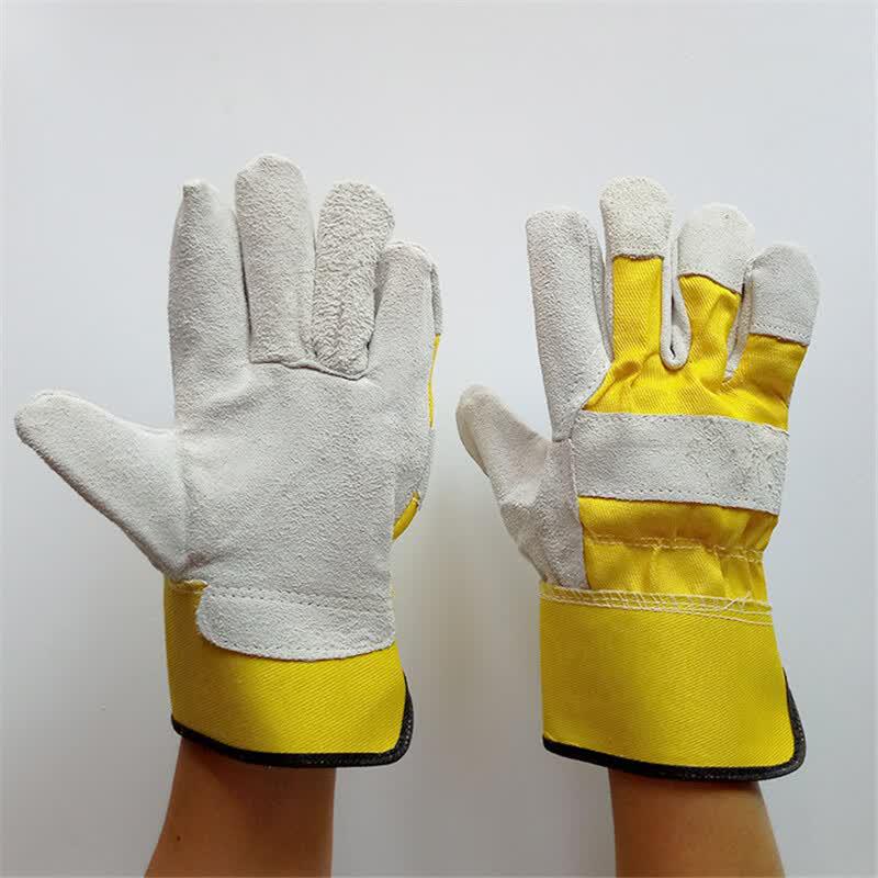Wear-Resistant Cowhide Welding Gloves
