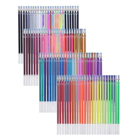 

Yousheng 100 шт. сменные гелевые гладкие чернила для письма сменные стержни точное производство текучие чернила бескислотные сверкающие чернила сменный набор 100pcs