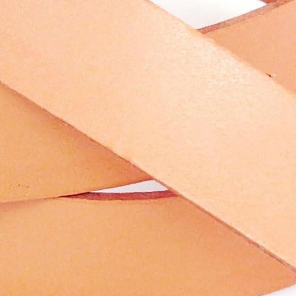 Nippon Chuko Genuine Vegetable Tanned Leather Tape 5mm x 1m col.11 Natural MTLS1005-11-1M for Leathercraft