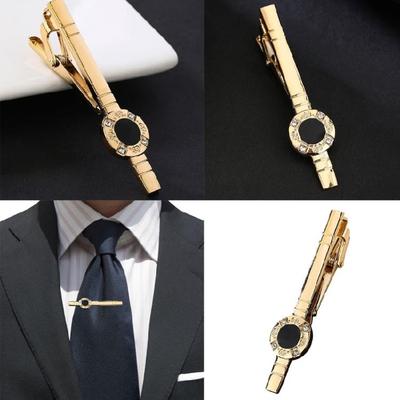 Fashion Men Tie Clasps Multifuntional Use Stainless Steel Tie Holder Men Tie Pins Perfect Present for Husband or Father