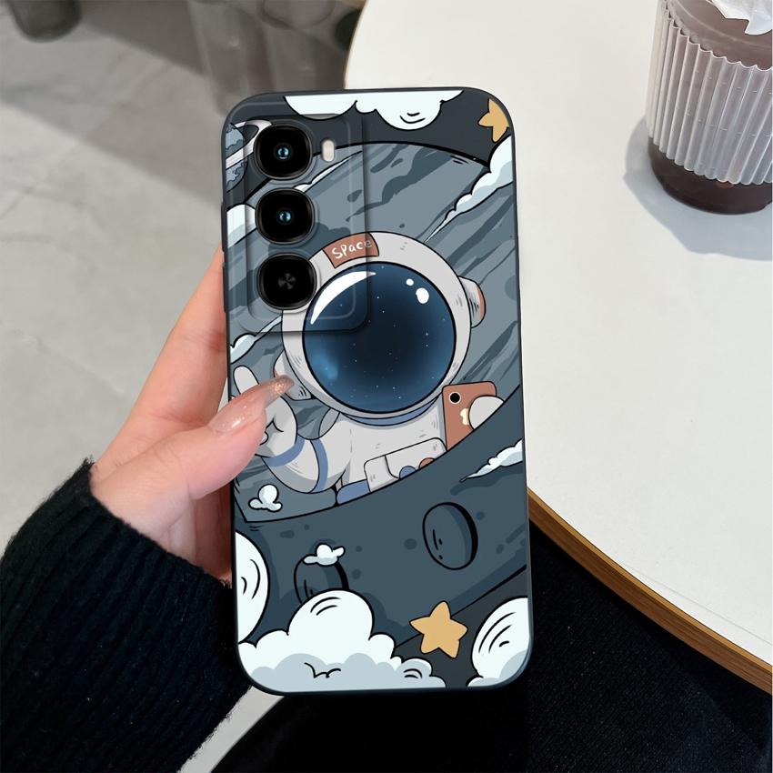 Cover Per itel City 100 C671L 6.75 pollici Custodie per Telefono Moda Fantasia Orsetto Orsetto Morbido Silicone Liquido Antipolvere Custodia Protettiva