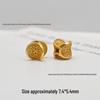 Sterling Silver 24K Gold-Plated Zaki Three-Way Vajra Jewelry DIY Crystal Bracelet & Necklace Material