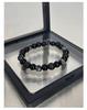 Obsidian Beaded Unique Bracelet Lightweight Handcrafted Jewelry For Men And Women