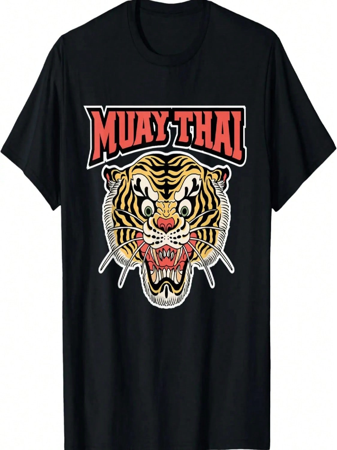 Muay Thai Tiger For Martial Arts MMA Kick Boxing T-Shirt S разноцветный