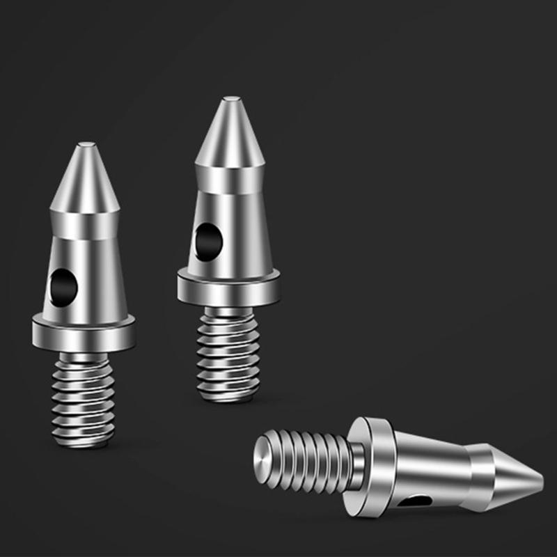 3PCS Durability Rubber Foot 1/4 Stainlessed Steel Foot Nail For Various Tripods Enhances Grip