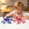 Stress Relief Sensory Toy Articulated Mechanical Scorpion Figurine, 3D Printed Flexible Joints Interactive Mecha Model, Gradient Color Movable Fidget