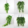 Synthetic Wall Greenery With Pteridium Latiusculum For Bar Decor And Photo Shoots