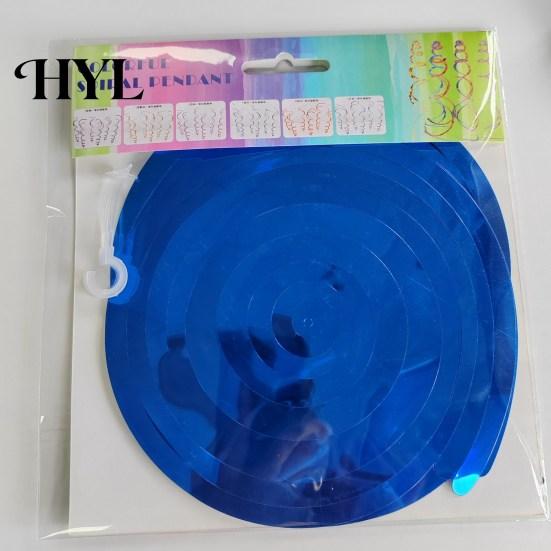 Colorful Hanging Tablets for Parties Party Double Spiral Decorations Set of 12 Swirls Helix Birthdays New Year Celebrations Pendant Plastic Wall Decor