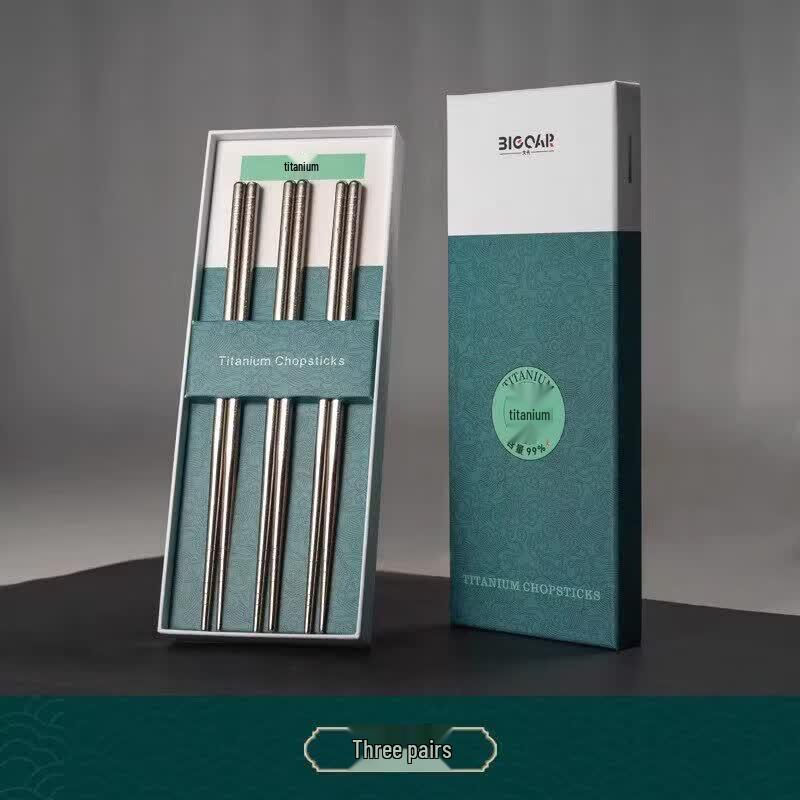 Qiwei Pure Titanium Chopsticks