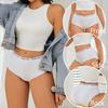 Women's Seamless Cotton Briefs Women Plus Size Panties Solid Color Breathable Underwear Female Low Waist Soft Lingerie S-XXL