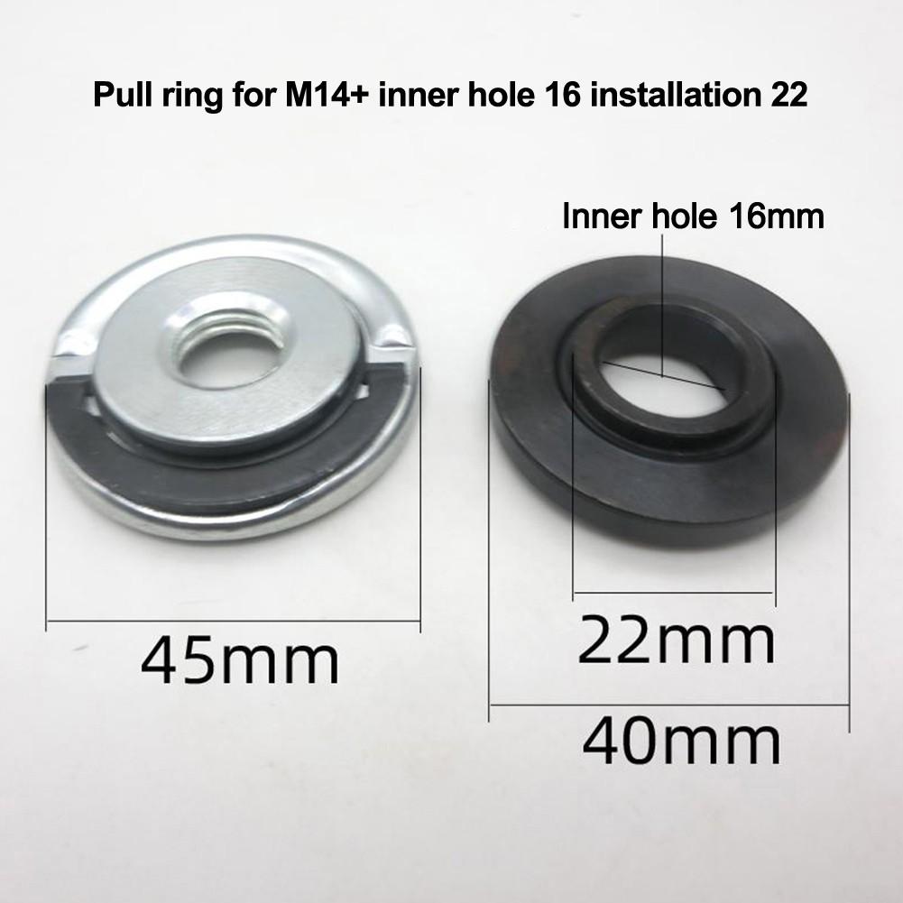 For M14 Compatible Grinder Accessory Efficient Locking Nuts and Press Plates