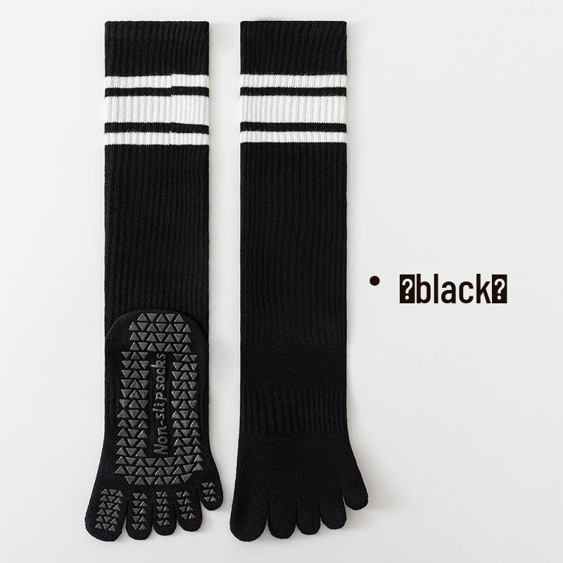 

Women s Non-Slip Compression Yoga Socks for Running, Jump Rope, Fitness, & Pilates One Size чёрный