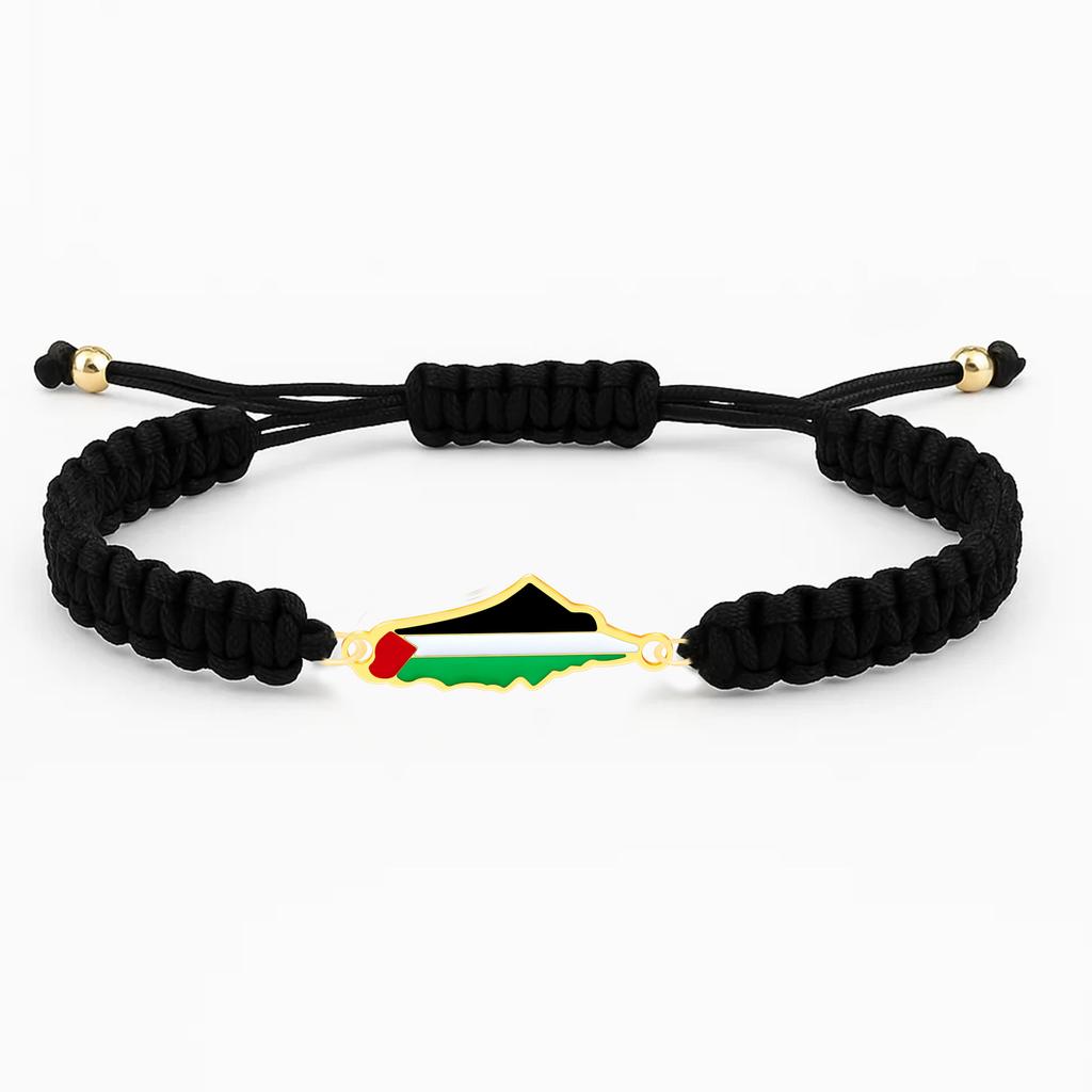 Map Bracelet Adjustable Bracelet Handmade Bracelet Adjustable For Purposeful Wear Support Unity Symbol