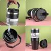 30oz Thermal Water Bottle With Straw Insulated Tumbler Cup for Water Tea Coffee Vacuum Flasks Stainless Steel Thermos Bottle Kee