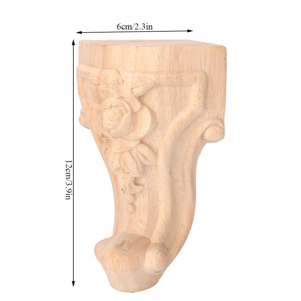 

Durable Cabinet Legs Brown Sofa Replacement Legs Wooden Furniture Feet Home Furniture 12x6cm